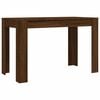 vidaXL Mesa jantar 120x60x76 cm derivados de madeira carvalho castanho