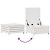 vidaXL 6 pcs conjunto lounge jardim c/ almofad&otilde;es pinho maci&ccedil;o branco