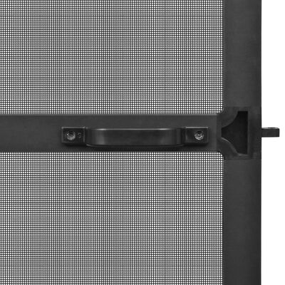 vidaXL Tela anti-insetos articulada para portas 120x240 cm antracite