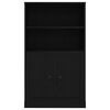 vidaXL Highboard Carvalho Preto 60 x 35.5 x 103.5 cm