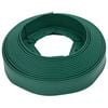 vidaXL Delimitadores de relvado Verde 2000 x 4 x 5 cm Pl&aacute;stico