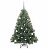vidaXL &Aacute;rvore de Natal Artificial com 150 LEDs Verde 150 cm PE e PVC