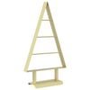 vidaXL &Aacute;rvore de Natal de metal KUOPIO 60 cm A&ccedil;o Ouro