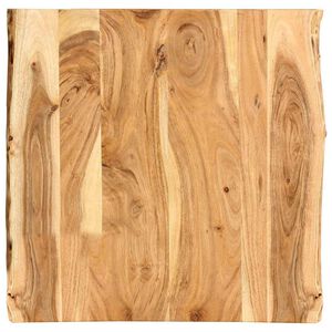 vidaXL Tampo de mesa 58x(50-60)x2,5 cm madeira de ac&aacute;cia maci&ccedil;a