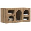 vidaXL Gabinete para TV Carvalho Artesanal 80 x 35 x 40 cm