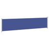 vidaXL Toldo lateral retr&aacute;til para p&aacute;tio 140x600 cm azul