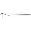 vidaXL Toldo retr&aacute;til manual com LEDs Branco e Antracite 5 x 3 m