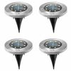 HI Ilumina&ccedil;&atilde;o LED solar de espetar no solo 4 pcs