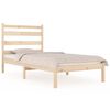 vidaXL Estrutura de cama solteiro 90x190 cm pinho maci&ccedil;o