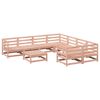 vidaXL 9 pcs conjunto sof&aacute;s jardim madeira abeto-de-douglas