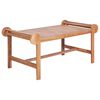 vidaXL Mesa de centro 100x50x45 cm teca maci&ccedil;a