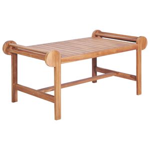vidaXL Mesa de centro 100x50x45 cm teca maci&ccedil;a