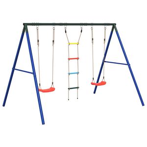 vidaXL Conjunto de baloi&ccedil;o para exterior com baloi&ccedil;os e escada