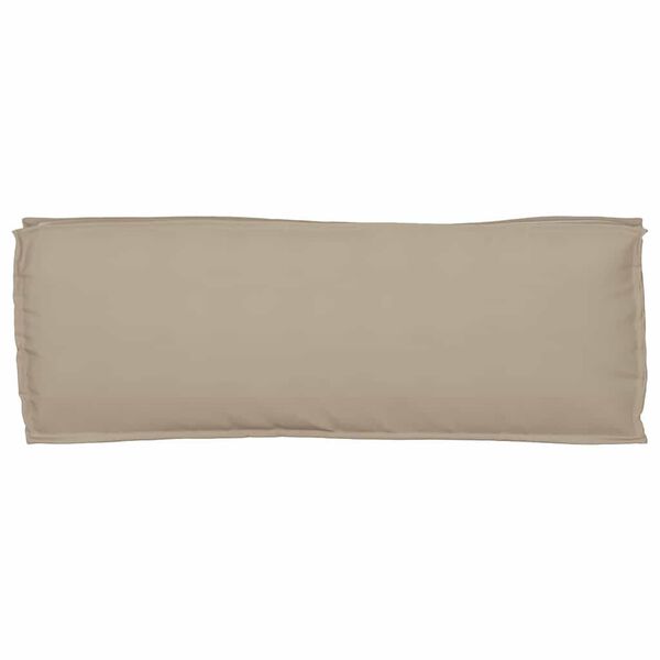 vidaXL Almofada Cinzento-acastanhado 110 x 40 x 8 cm Tecido Oxford