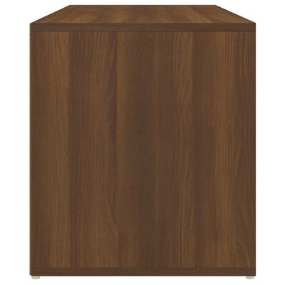 vidaXL Banco corredor 80x40x45 cm derivados madeira carvalho castanho