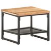vidaXL Mesa de apoio 40x40x35 cm madeira de acácia maciça