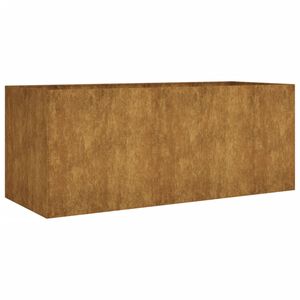 vidaXL Canteiro elevado de jardim 200x80x80 cm a&ccedil;o corten