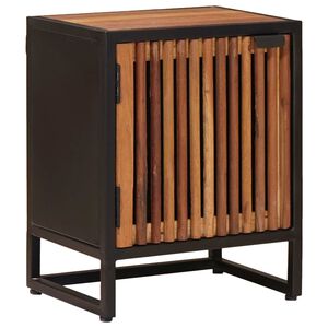vidaXL Criado-mudo artesanal Natural 40 x 30 x 50 cm