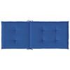 vidaXL Almofadões para cadeiras altas de jardim 2 pcs tecido azul real