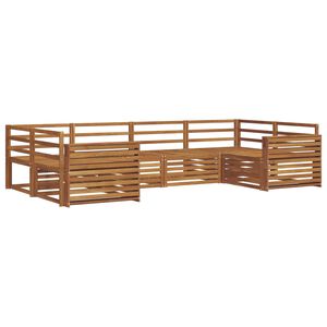 vidaXL Conjunto de Sof&aacute;s para Exterior 6 pcs Natural