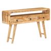 vidaXL Aparador 120x30x75 cm madeira de mangueira &aacute;spera