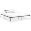vidaXL Estrutura de cama 200x200 cm metal cinzento