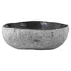 vidaXL Lavabo Oval Cinzento (32-37) x (27-30) x 12 cm Pedra de Rio