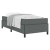 vidaXL Cama Box Cinza Escuro 80 x 200 cm tecido