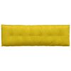 vidaXL Travesseiro para Costas Amarelo 160 x 50 cm