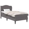 vidaXL Estrutura da Cama Cinzento 80 x 200 cm Couro Sint&eacute;tico