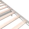 vidaXL Estrutura de cama casal 135x190 cm pinho maciço branco