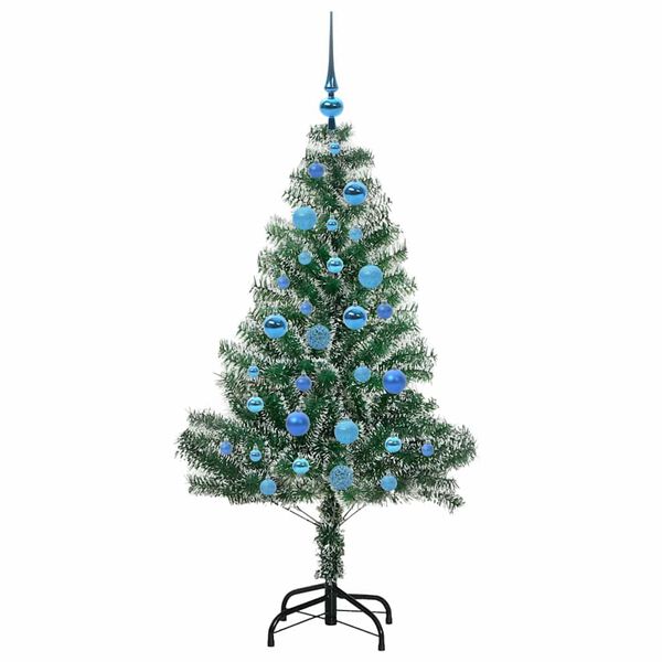 vidaXL &Aacute;rvore de Natal Artificial Coberta de Neve com Luzes de LED