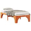 vidaXL Estrutura da Cama Castanho 90 x 190 cm