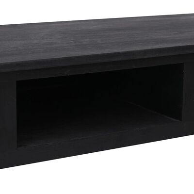 vidaXL Mesa consola 110x45x76 cm madeira preto