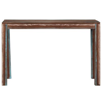vidaXL Mesa de jantar vintage em madeira maciça 118x60x76 cm