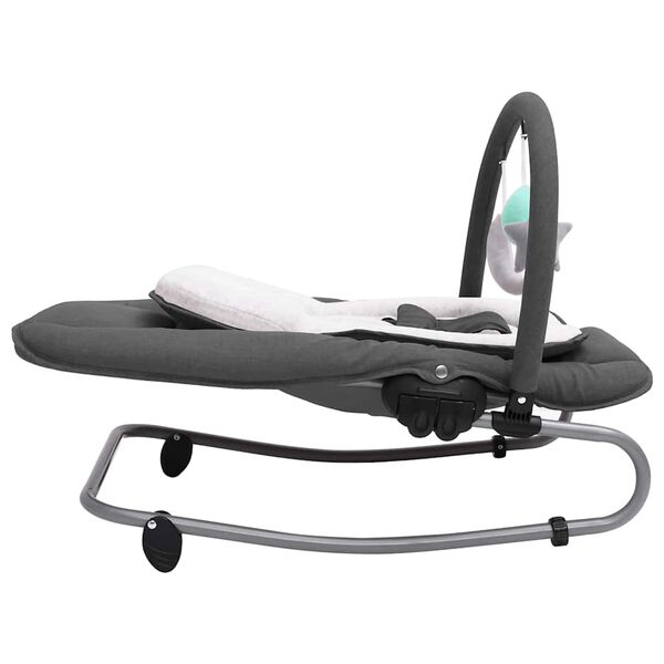 vidaXL Baloiço de bebé aço antracite