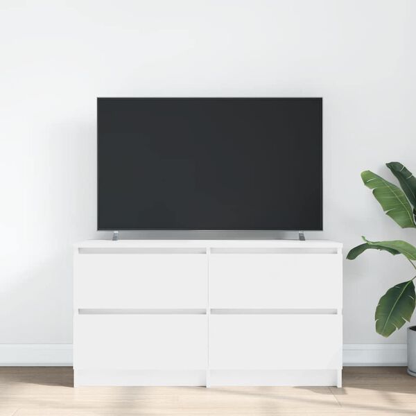 vidaXL M&oacute;vel de TV 100x35x54 cm derivados de madeira branco