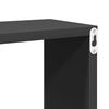 vidaXL Prateleiras de parede forma de cubo 2 pcs 30x15x30 cm cinzento