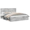 vidaXL Estrutura da Cama com cabeceira Concreto 180 x 200 cm