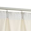 vidaXL Cortinas blackout com ganchos 2 pcs 140x245 cm veludo cor creme