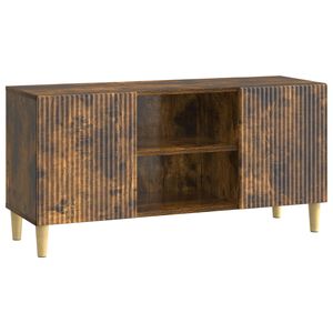vidaXL Gabinete para TV 102 x 34,5 x 50 cm Carvalho Fumado