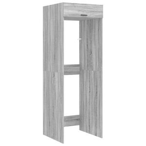 vidaXL Arm&aacute;rio para M&aacute;quina de Lavar Cinza Sonoma 67,5 x 68 x 200 cm