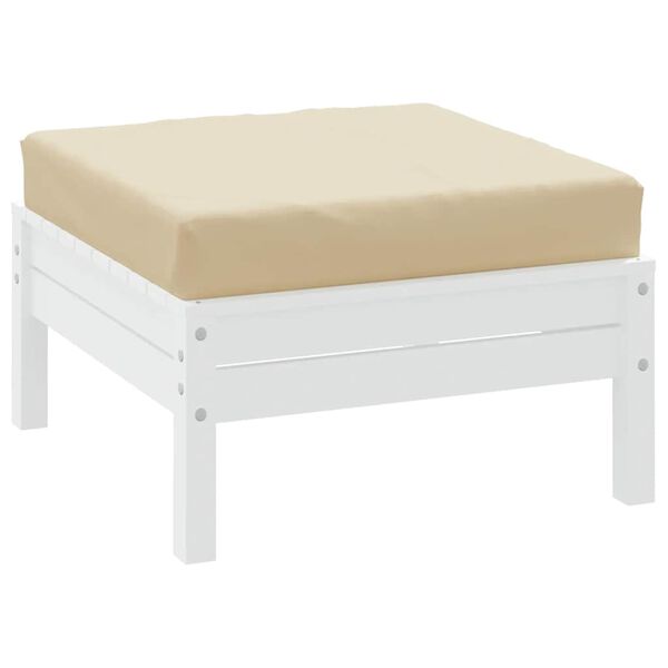 vidaXL Almofad&atilde;o p/ m&oacute;veis de paletes 60x60x8 cm tecido oxford bege