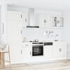 vidaXL 8 pe&ccedil;as arm&aacute;rio de cozinha conjunto Lucca branco
