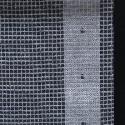 vidaXL Lonas em tecido imitação de gaze 2 pcs 260 g/m² 4x4 m branco
