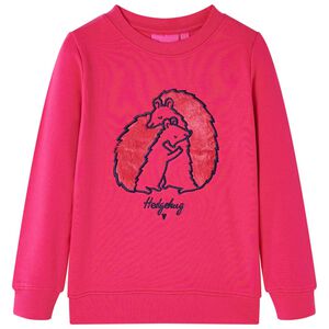 Sweatshirt para crian&ccedil;a rosa-brilhante 104