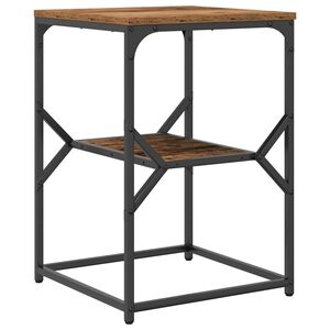 vidaXL Mesa Lateral Madeira Antiga 41 x 40 x 60 cm