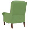 vidaXL poltrona Verde claro 76 x 94 x 102 cm Veludo