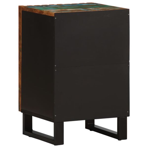 vidaXL Arm&aacute;rio de casa de banho 38x34x58 cm madeira de ac&aacute;cia maci&ccedil;a