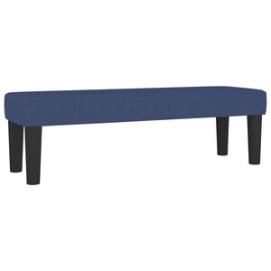 vidaXL Banco 100x30x30 cm tecido azul